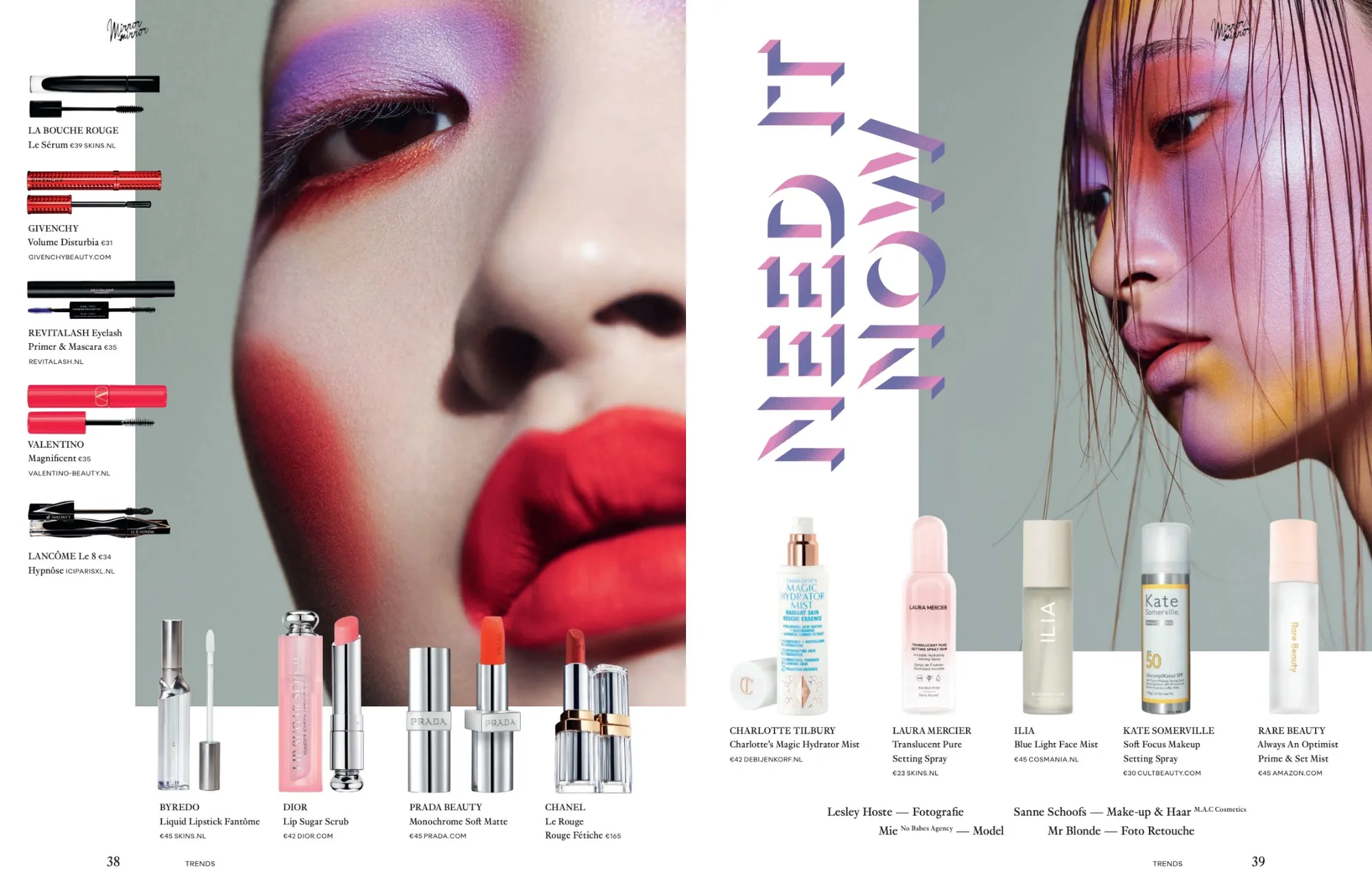 Mirror Mirror 17 — beautyfotografie door Lesley Hoste